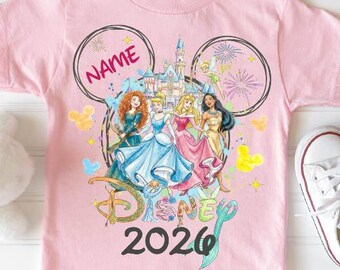 Princess 2026 T-Shirt, Girl Trip Shirt, Girls Vacation Hoodie, Princess Sweatshirt, Custom Girls Vacation Tee
