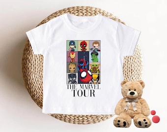The  Tour Shirt,  Super Hero Shirt,  Heroes Shirt,   Kids Shirt,  Studios Shirt,  Spider Shirt