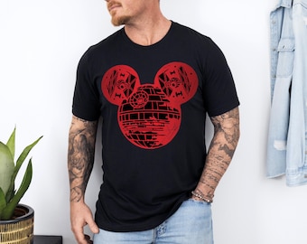 Galaxy Death Star Shirt, Ohren Todesstern Shirt, Galaxy Wars Shirt