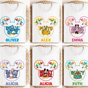 Mickey Custom Shirt, WDW Mickey Head T-shirt, Walt Disney Mickey And Friends Tee, Minnie Kids Tee, Daisy And Donald Duck Sweatshirt