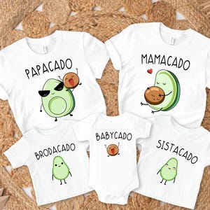 Koszulka na imprezę Baby Shower, koszulka dla przyszłej mamy, koszulka Mamacado, koszulka z ogłoszeniem o narodzinach dziecka, koszulka z informacją o ciąży, koszulka ciążowa, koszulka dla przyszłego taty