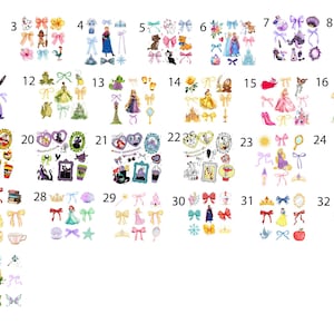 a grid of various colorful and whimsical illustrations, including characters, objects, and decorative elements. The illustrations appear to be from a collage or a collection, and the image is not described in detail. The image does not contain any text or specific information about the content or context.