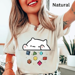 Cat Throwing Dice Shirt, Cute Cat Sweatshirt, Tabletop RPG, Tabletop Games, RPG Tee, Role Playing Game Shirt, Dungeon Master Tee