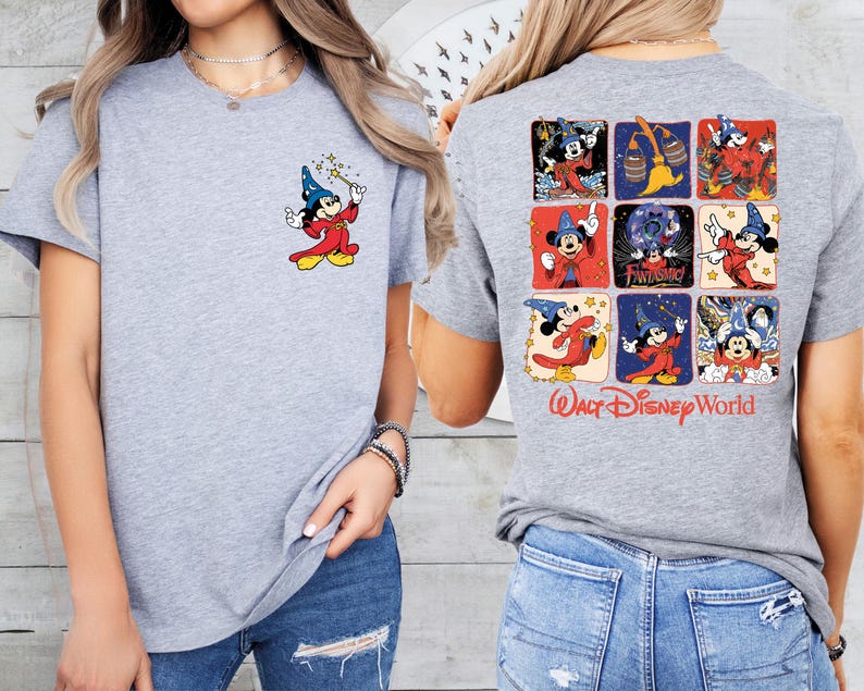Disney Fantasia T-Shirt, Mickey Mouse Magic Shirt, Fantasia Sorcerer Tshirt, Fantasmic Tee, Disney Trip Shirt, Magic Kingdom Shirt