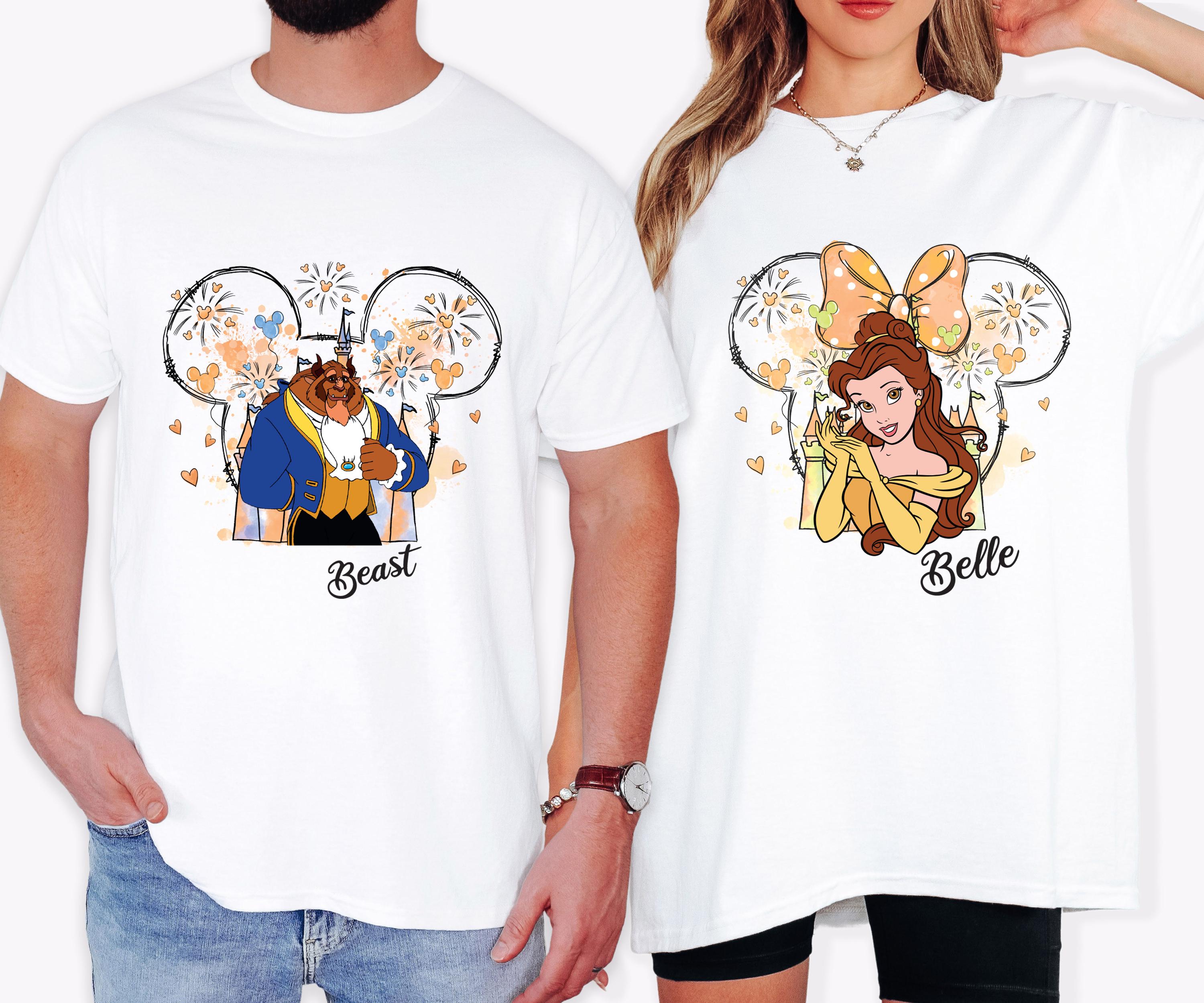 Fairytale Couple Matching Tshirts, Prince and Princess Shirt