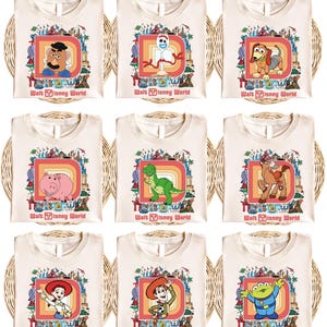 Toy World T-Shirt, Jessie and Woody Shirt, Slinky Dog Sweatshirt, Mr. Potato Head Trip Tee, Buzz Lightyear Bo Peep Shirt image 3