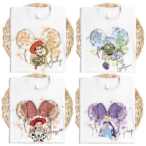 Toy Story Shirt, Buzz Lightjahre Sweatshirt, Slinky Dog Tee, Rex und Jessie Shirt, Sheriff Woody Shirt, Mickey Head Shirt, Disney Trip Shirt