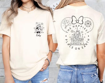 Magisches Schloss Shirt, der glücklichste Ort der Welt T-Shirt, Schloss Shirt, Reise T-Shirt, magisches Königreich Shirt, T-Shirt