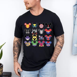 Avengers Disney Shirt, Mickey Marvel Tee, Avengers Superheroes Sweatshirt, Captain America Gift, Iron Man Tee, Mickey Head Spiderman TShirt