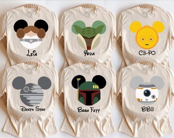 Galaxy Shirt, Darth Vader Sweatshirt,  Head Shirt, Baby Yoda Tee, Chewbacca Shirt,  Trip Shirt, Han Solo Tee, Mandalorian Tee