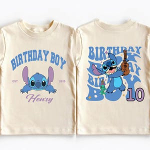 Stitch Birthday Boy Shirt, Disney Custom Birthday T-shirt, Stitch Toddler Birthday Sweatshirt, Stitch Party Gift Tee