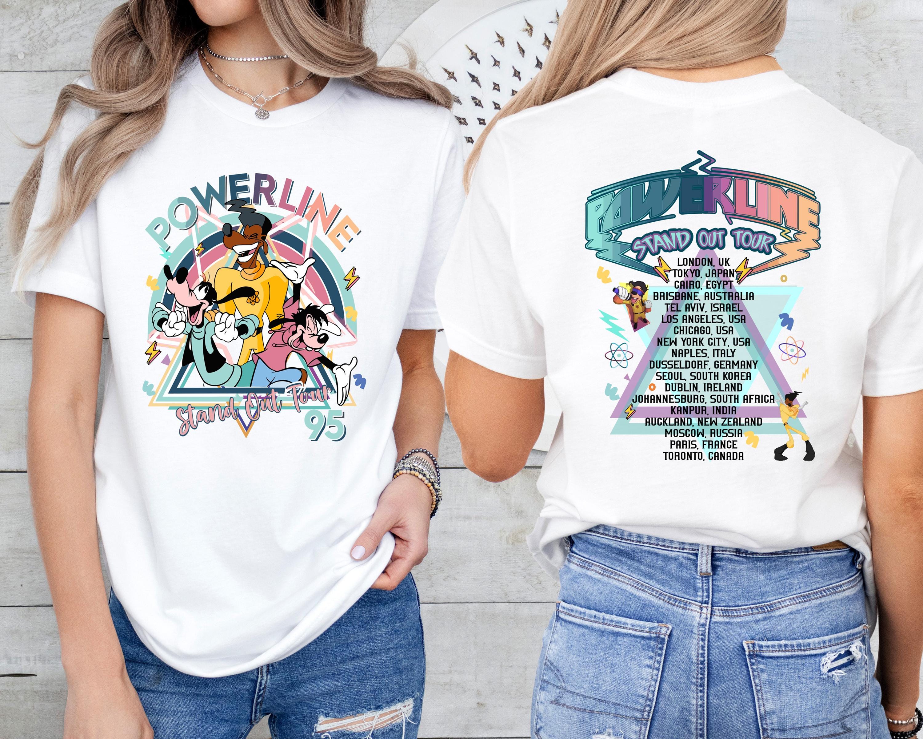 Goofy Movie Powerline T-Shirt, Max Roxanne Shirt, Disney World Tour Shirt, Shirt, Disney Group Shirt, Disneyland Tee, Disneyworld Shirt