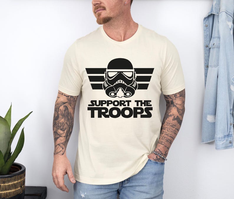 Disney Star Wars Stormtrooper Shirt, Support The Troops Shirt, Disney Star Wars Dad Shirt, Disney Storm Trooper Shirt