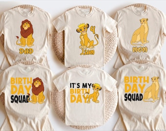 Lion Birthday Shirt, Birthday Boy T-Shirt, Lion Dad Sweatshirt, Custom Safari Birthday Outfit