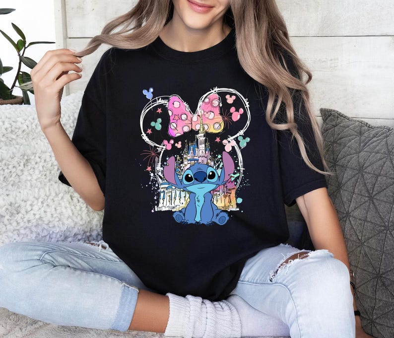 Disney Stitch Shirt, Mickey Castle Tee, Dog Lover T-Shirt, Lilo and Stitch Tee, Minnie Bow Shirt, Magic Kingdom Shirt,  Disneyland Shirt