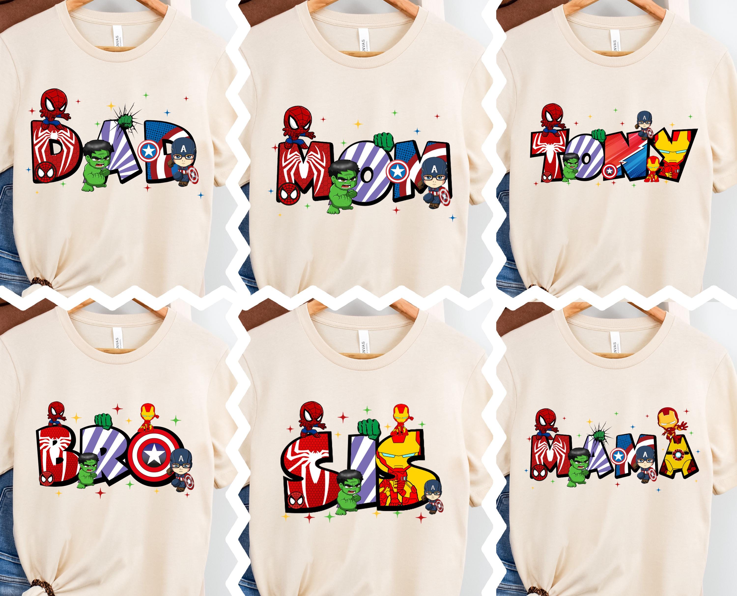 Baby Marvel Characters Birthday Shirt Marvel Toddler Clothing Target