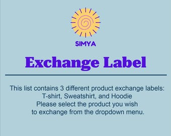 Bytesetiketter - T-shirt, tröja eller hoodie