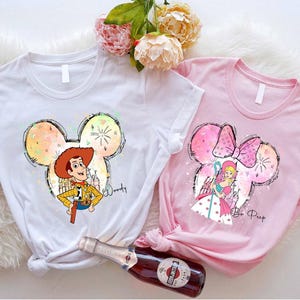 Toy Story Shirt, Buzz and Bo Peep Shirt, Disneyland Trip Shirt, Disney Couple Shirt, Toy Story Family Tee, Buzz Lightyear Shirt, Mickey Head