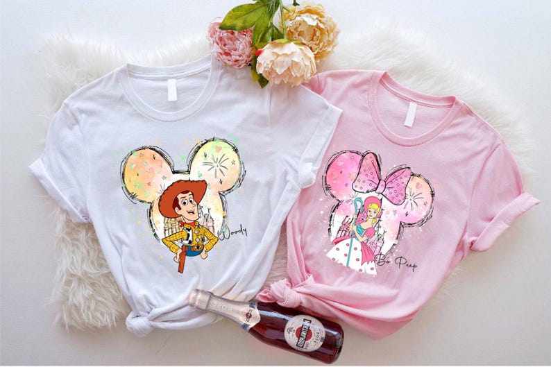 Toy Story Shirt, Buzz and Bo Peep Shirt, Disneyland Trip Shirt, Disney Couple Shirt, Toy Story Family Tee, Buzz Lightyear Shirt, Mickey Head
