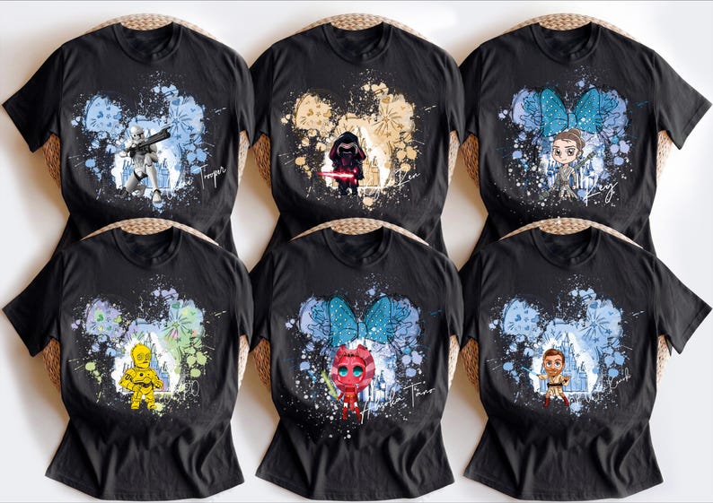 Disney Star Wars Shirt, Darth Vader Sweatshirt, Mandalorian Tee, Death Star Shirt, Baby Yoda T-shirt, Mickey Castle Shirt, Chewbacca Shirt