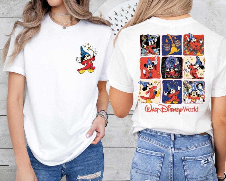 Disney Fantasia T-Shirt, Mickey Mouse Magic Shirt, Fantasia Sorcerer Tshirt, Fantasmic Tee, Disney Trip Shirt, Magic Kingdom Shirt