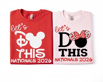 Camiseta del Campeonato Nacional 2026, Sudadera "Let's Do This Cheer", Camiseta de vacaciones para bailarines, Camiseta del Campeonato Mundial de Danza 2026