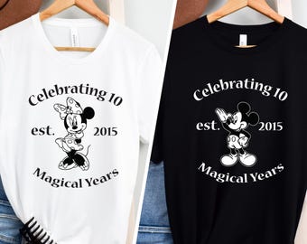 Celebrating Magical Years Tee, Wedding Anniversary Tee, Wifey Husband Tee, Married Since Wedding Anniversary Shirt