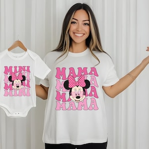 Disney Mama Mini Shirt, Mickey Dad and Son T-Shirt, Mom and Daughter Matching Sweatshirt, Disneyland Mouse Family Tee, Father&#39;s Day Gift