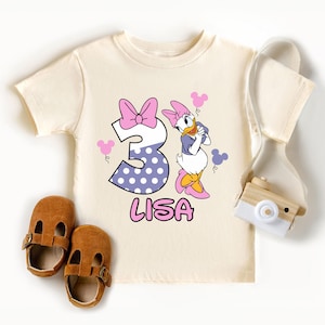Daisy Duck Geburtstag Shirt, Disney Daisy Geburtstagsparty T-Shirt, Benutzerdefinierte Ente Geburtstag T-Shirt, Walt Disney Geburtstag Reise Sweatshirt