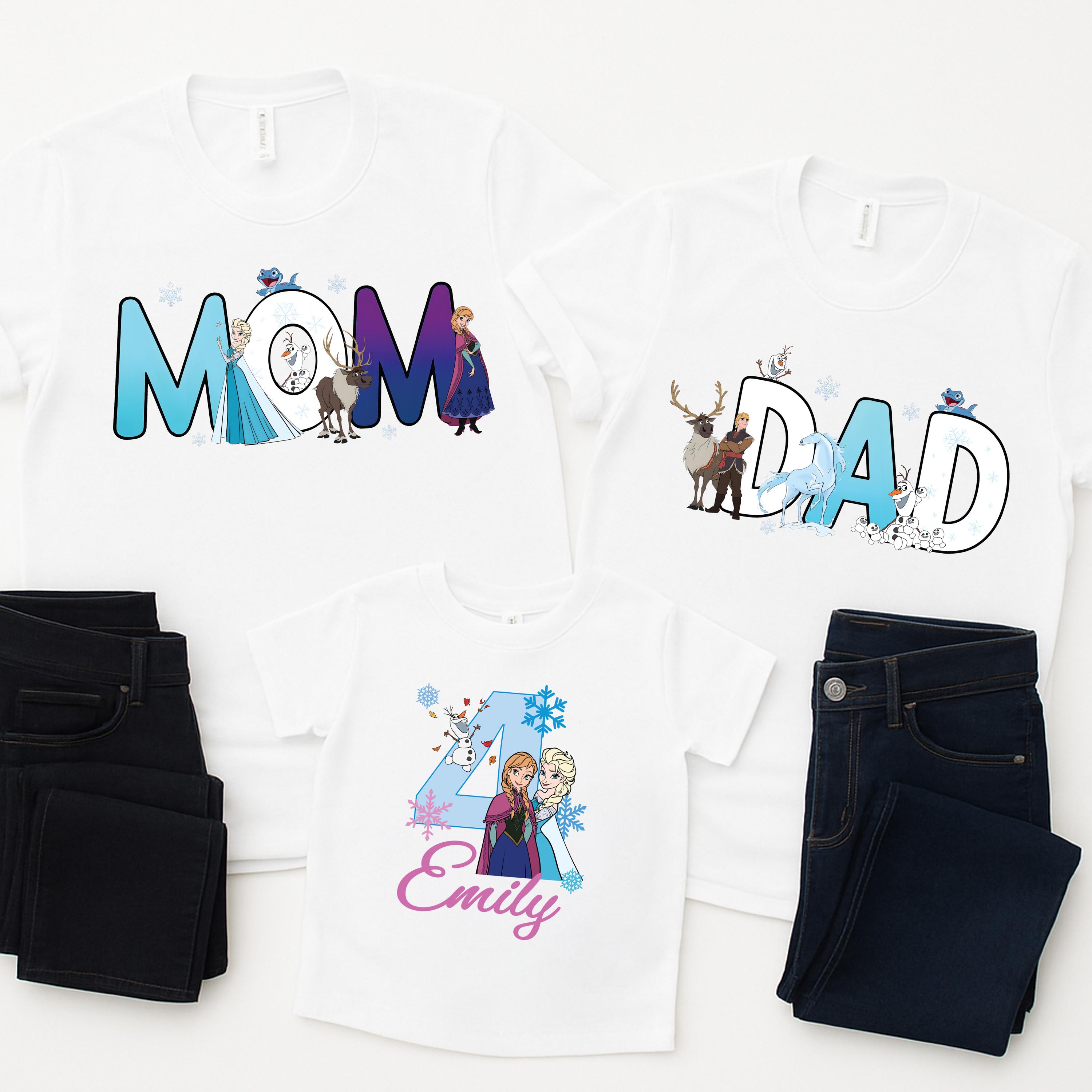 Elsa Birthday Shirt, Custom Elsa Birthday Tee, Princess Birthday T-Shirt, Frozen Birthday Gift Shirt, Elsa Custom Birthday Tee