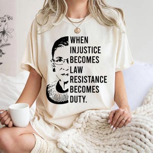 When Injustice Becomes Law Shirt, Social Justice Sweatshirt, Civil Rights Tee, Activist T-Shirt, Political Sweater, Becomes Duty Shirt