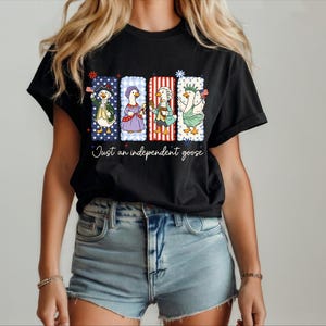 Independent Goose Shirt, Funny 4th of July Tee, Patriotic Shirt, USA 250th Shirt, American Flag Goose Tee