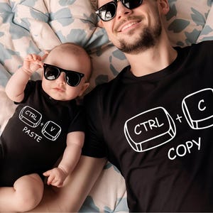 Dad and Son Shirt, Matching Dad and Kid T-Shirt, Gift For Husband, Father Daughter Tees, Daddy and Me Sweat, Father&#39;s Day Tee, New Baby Gift