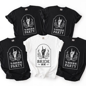 Rock Bachelorette, Bride or Die Shirt, Emo Bachelorette Party Tee, Punk Rock Bachelorette, Witchy Bachelorette Party TShirt