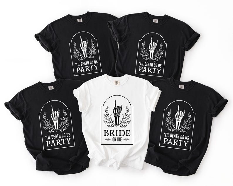 Rock Bachelorette, Bride or Die Shirt, Emo Bachelorette Party Tee, Punk Rock Bachelorette, Witchy Bachelorette Party TShirt