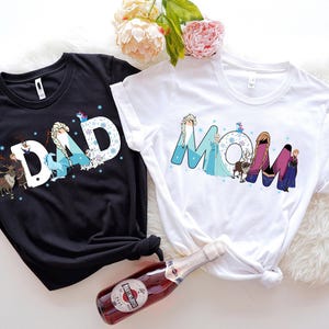 Disney Frozen Shirt, Elsa and Anna Family Shirt, Princess Birthday Shirt, Disney Olaf Shirt, Mom Dad Magical Castle Tee, Princess Family Tee