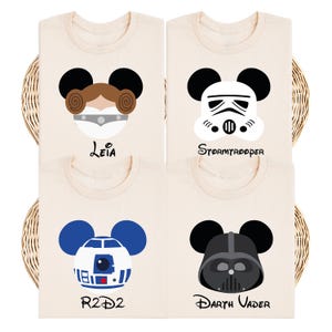 Camiseta de Star Wars, sudadera de Darth Vader, camiseta con cabeza de Mickey, camiseta de Baby Yoda, camiseta de Chewbacca, camiseta de viaje de Disney, camiseta de Han Solo, camiseta de Mandalorian