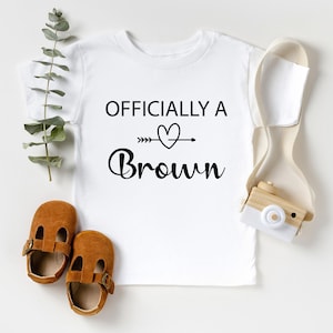 Custom Kids Adoption Shirt, Officially Adopted T-Shirt, Kids Adoption Sweatshirt, Toddler Adoption Tee, Baby Adoption Gift Shirt