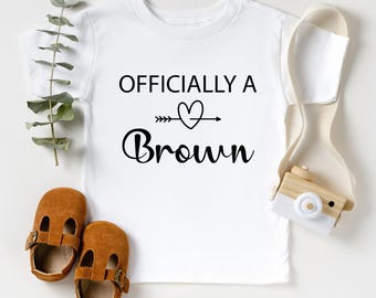 Custom Kids Adoption Shirt, Officially Adopted T-Shirt, Kids Adoption Sweatshirt, Toddler Adoption Tee, Baby Adoption Gift Shirt
