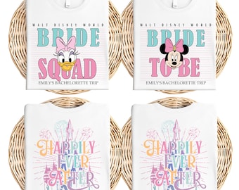 Bachelorette Trip Shirt,  Bride To Be T-Shirt,  Wedding Trip Shirt, Daisy Bride Squad Shirt, Magical Bachelorette Tee