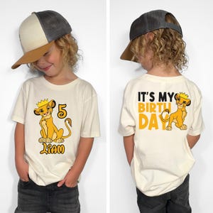 Lion King Birthday Shirt, Disney Simba Birthday Boy T-Shirt, Mufasa Dad Sweatshirt, Lion king Birthday Party Tee, Custom Safari Birthday