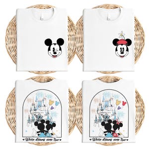 Wo Träume wahr T-Shirt, Mickey Minnie passendes Shirt, Disney Paar Reise Shirt, Magic Castle Shirt, Mickey T-Shirt, Minnie Hoodie