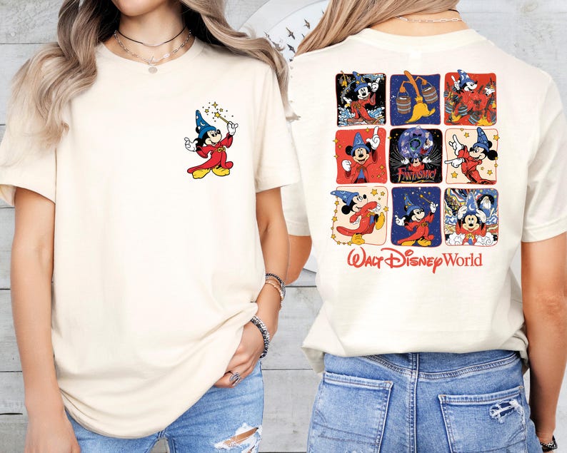 Disney Fantasia T-Shirt, Mickey Mouse Magic Shirt, Fantasia Sorcerer Tshirt, Fantasmic Tee, Disney Trip Shirt, Magic Kingdom Shirt