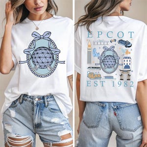 Coqutte Bow World Traveler T-Shirt, Theme Parks Sweatshirt