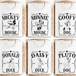 Disney Vintage Shirts, Mickey & Friends T-Shirt, Daisy Donald Duck Tee, Goofy Pluto Dog Sweatshirt, Retro Disneyland Trip Tee