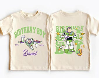 Buzz Lightyear Birthday Boy Shirt, Disney Toy Story Birthday T-Shirt, Toy Story Kids Birthday Tee, Custom Toddler Birthday Party Sweatshirt