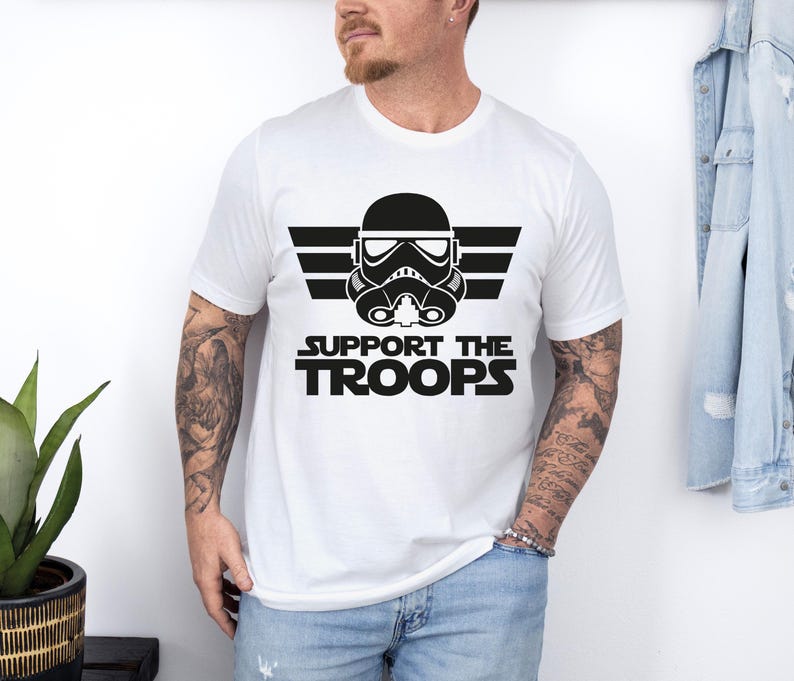 Disney Star Wars Stormtrooper Shirt, Support The Troops Shirt, Disney Star Wars Dad Shirt, Disney Storm Trooper Shirt