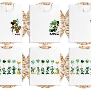 Disney St Patrick&#39;s Day Shirt, Mickey And Friends Irish Day Tee, Lucky Disneyland Shirt, Disney Shamrock Shirt, Disney Trip Shirt