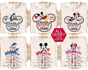 Disney Drinking Team T-shirt, Disneyland Drinking Squad T-shirt, Musse Pigg Beer T-shirt, Epcot Trip T-shirt, Disneyland T-shirt, Drinking Festival T-shirt