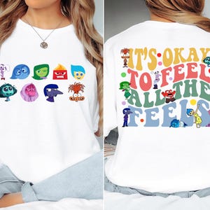 Chemise à l'envers, sweat-shirt santé mentale, t-shirt Core Memory Day, T-shirt inclusion, chemise d'orthophonie, chemise It's Okay to feel